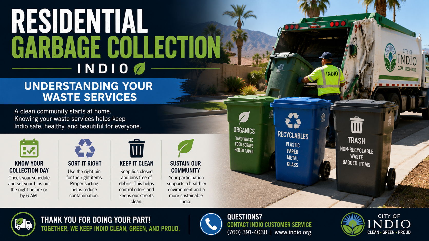 Residential Garbage Collection Indio Understanding Your Waste Services